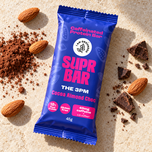 The 3pm, Cocoa & Almond Choc, Caffeinated Protein Bar