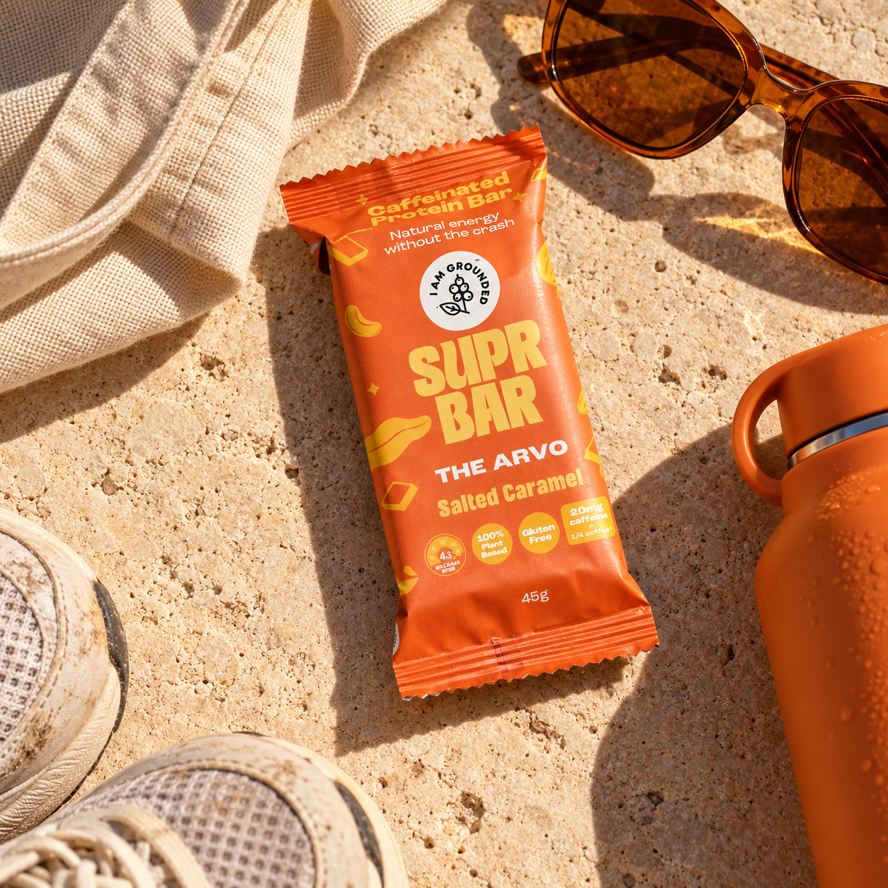 The Arvo, Salted Caramel, Caffeinated Protein Bar