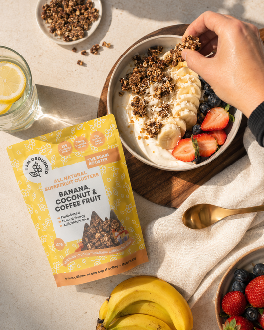 Superfruit Clusters — Banana, Coconut & Coffee Fruit