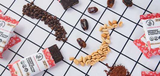 I Am Grounded coffee fruit snacks, natural caffeine for endurance