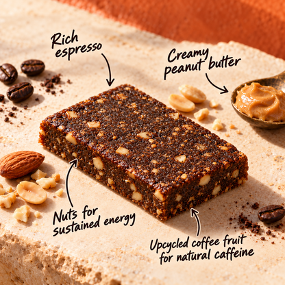 The Pick-me-up, Espresso & Peanut Butter, Caffeinated Protein Bar