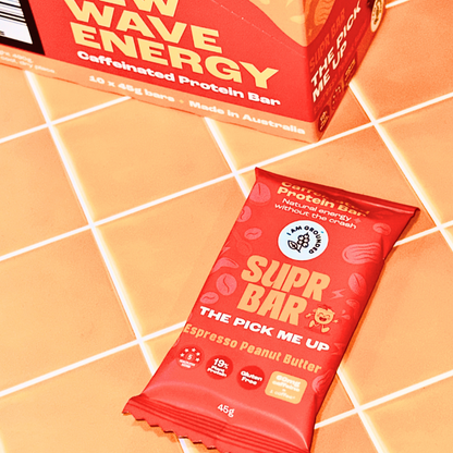 The Pick-me-up, Espresso & Peanut Butter, Caffeinated Protein Bar