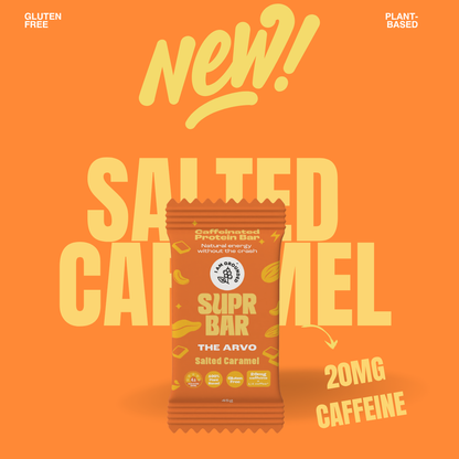 The Arvo, Salted Caramel, Caffeinated Protein Bar