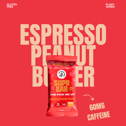 The Pick-me-up, Espresso & Peanut Butter, Caffeinated Protein Bar
