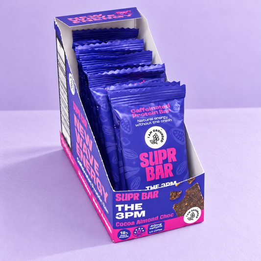 The 3pm, Cocoa & Almond Choc, Caffeinated Protein Bar