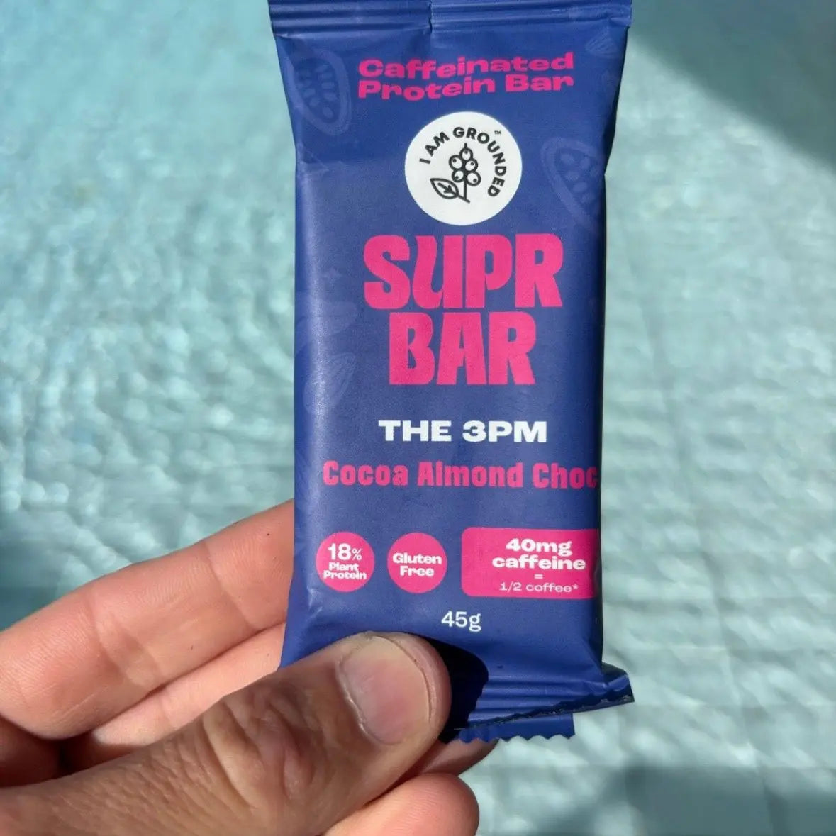 The 3pm, Cocoa & Almond Choc, Caffeinated Protein Bar